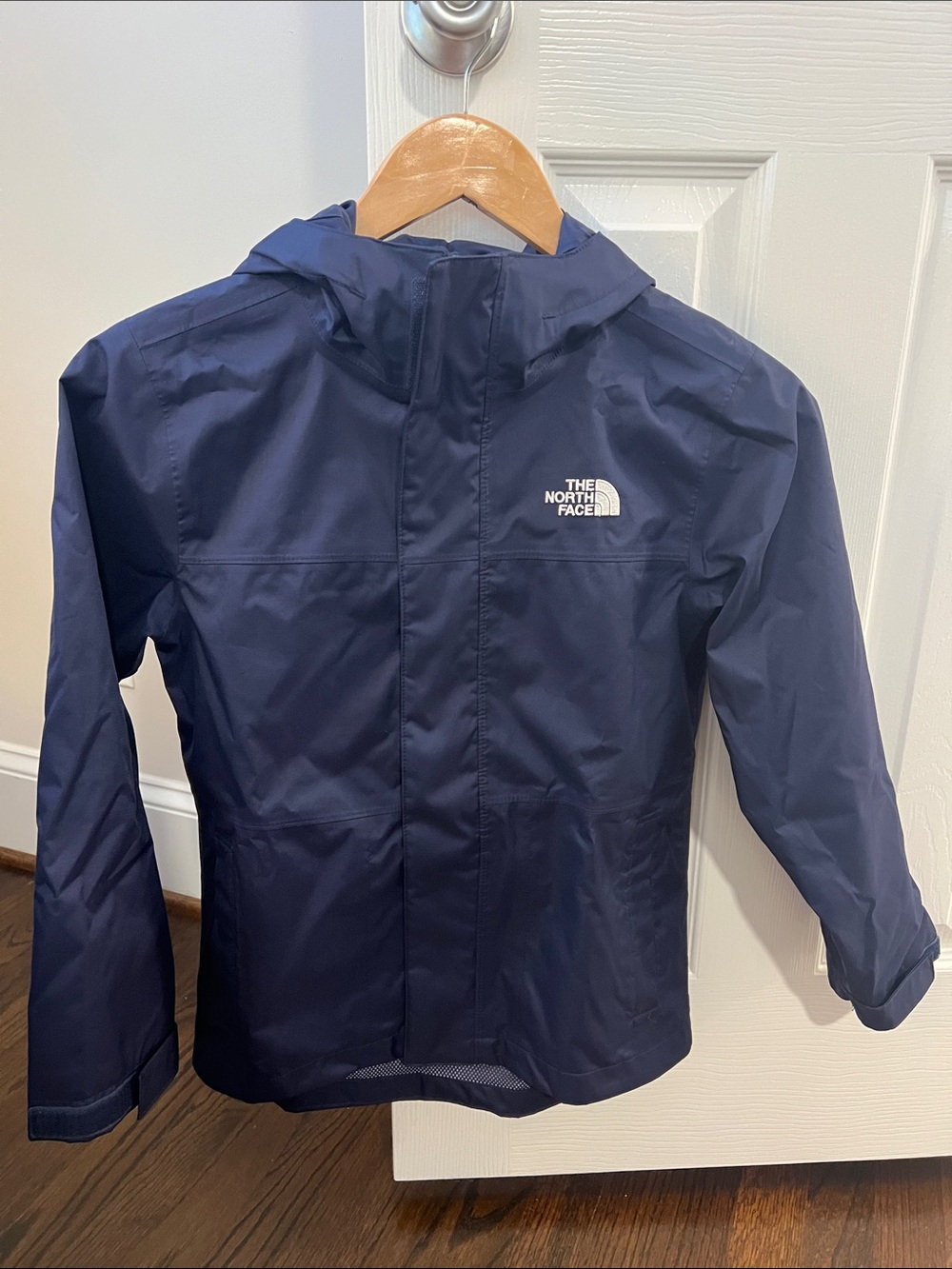 The North Face Kids Navy Hooded Rain Jacket